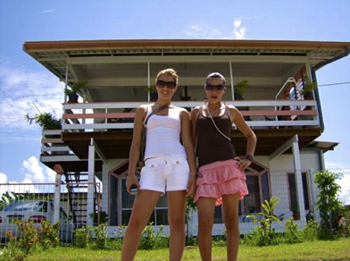 Kim and Anieke in surinam