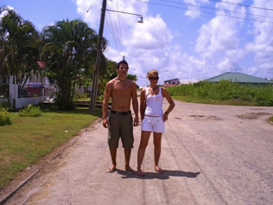 Jori and Kim in Surinam